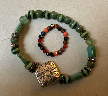 Waters Edge Gallery custom framing of jewelry and artifacts
